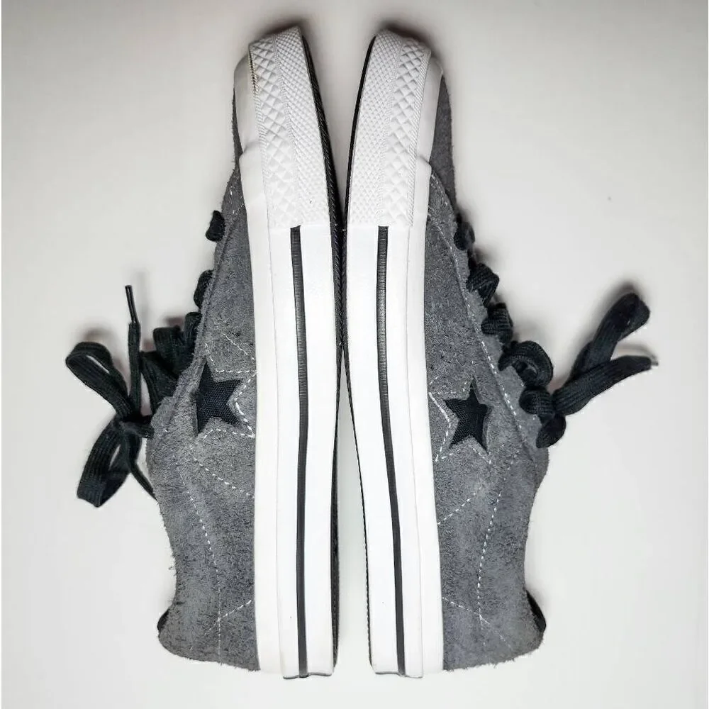 Converse Chuck Taylor One Star OX 263680C Gray Sneakers Boys Size 6 Kids Youth